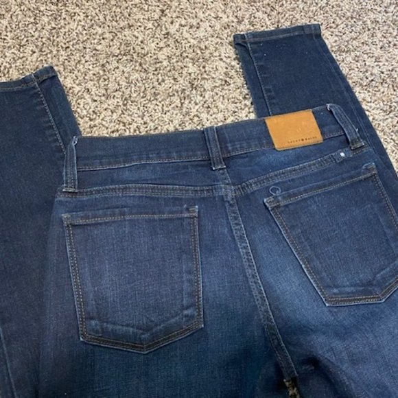 LUCKY BRAND * Dark Wash BROOKE SKINNY * Stretch JEANS * 00 / 24 R * EUC - Picture 8 of 9